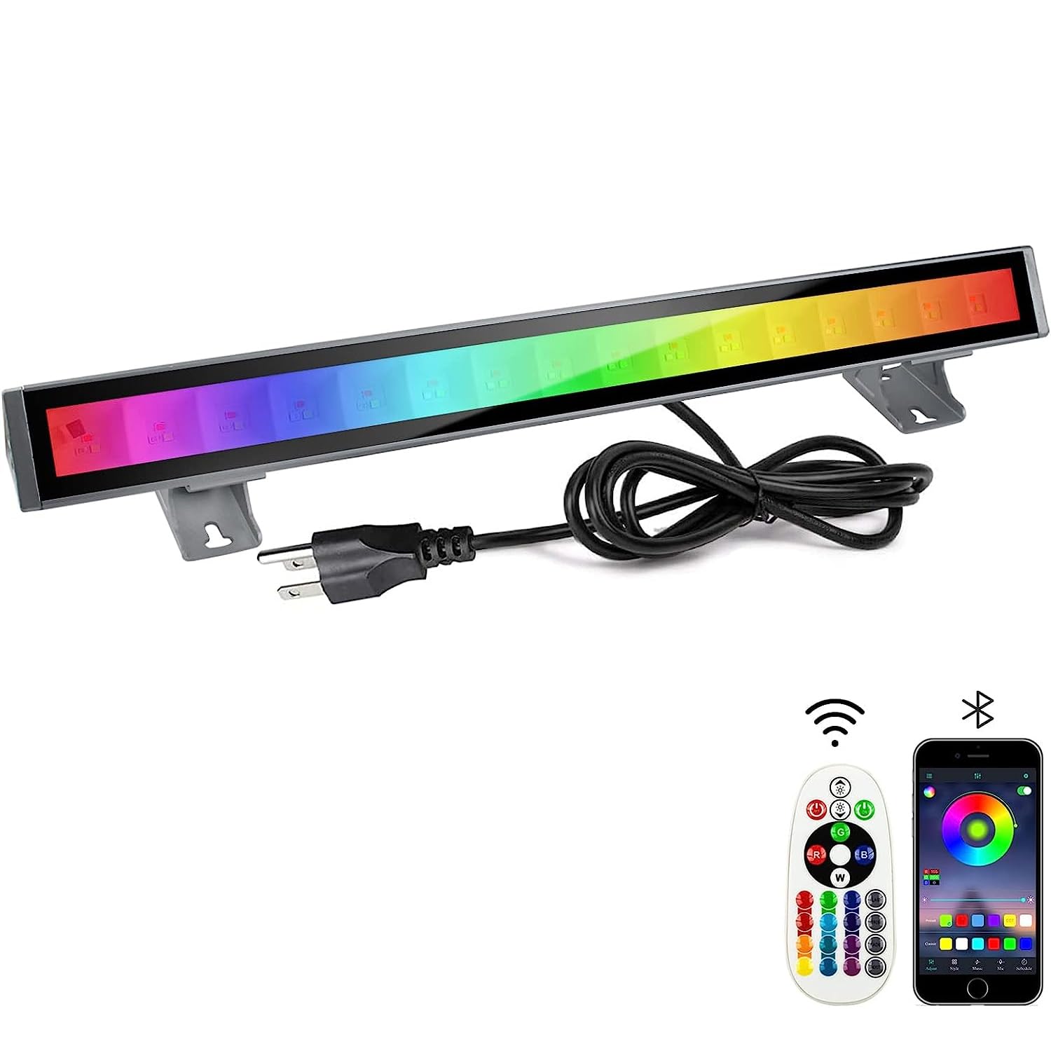 CREATESTAR RGB LED Wall Washer Light, IP66 Waterproof 48 W RGB LED